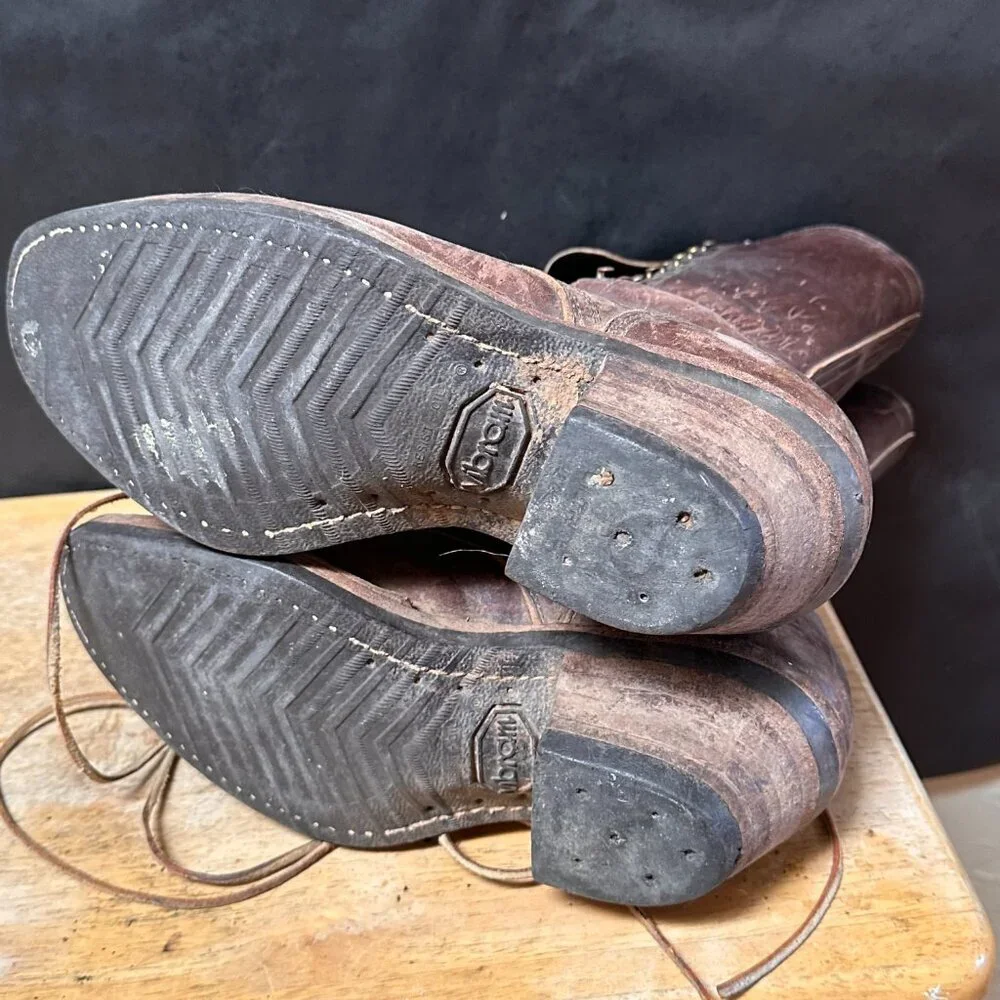 Justin Boots Vintage Granny Roper boot Size 10 - Picture 4 of 15